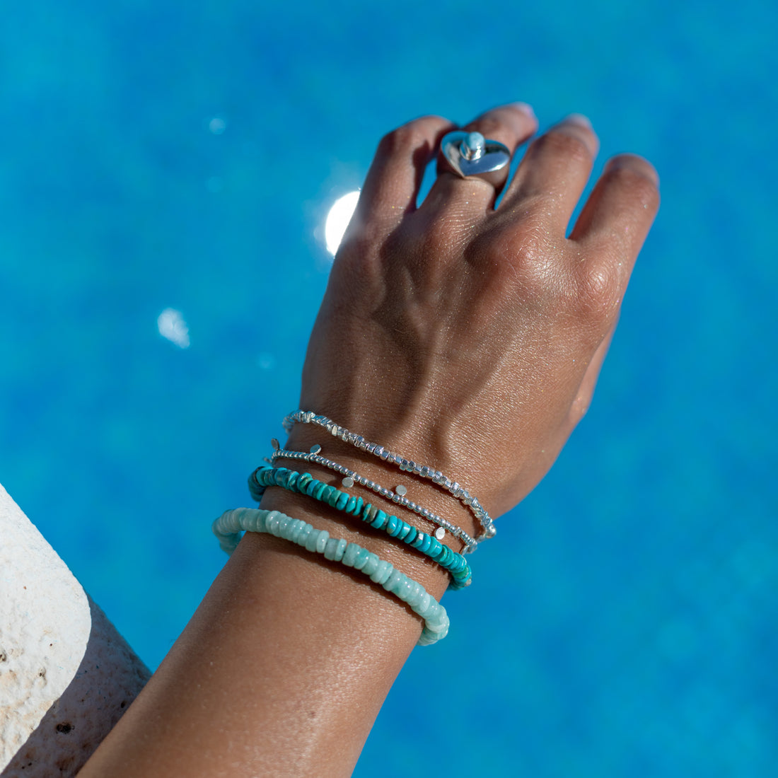 Pulsera Tara de Amazonita | Calma, amor universal y comunicación