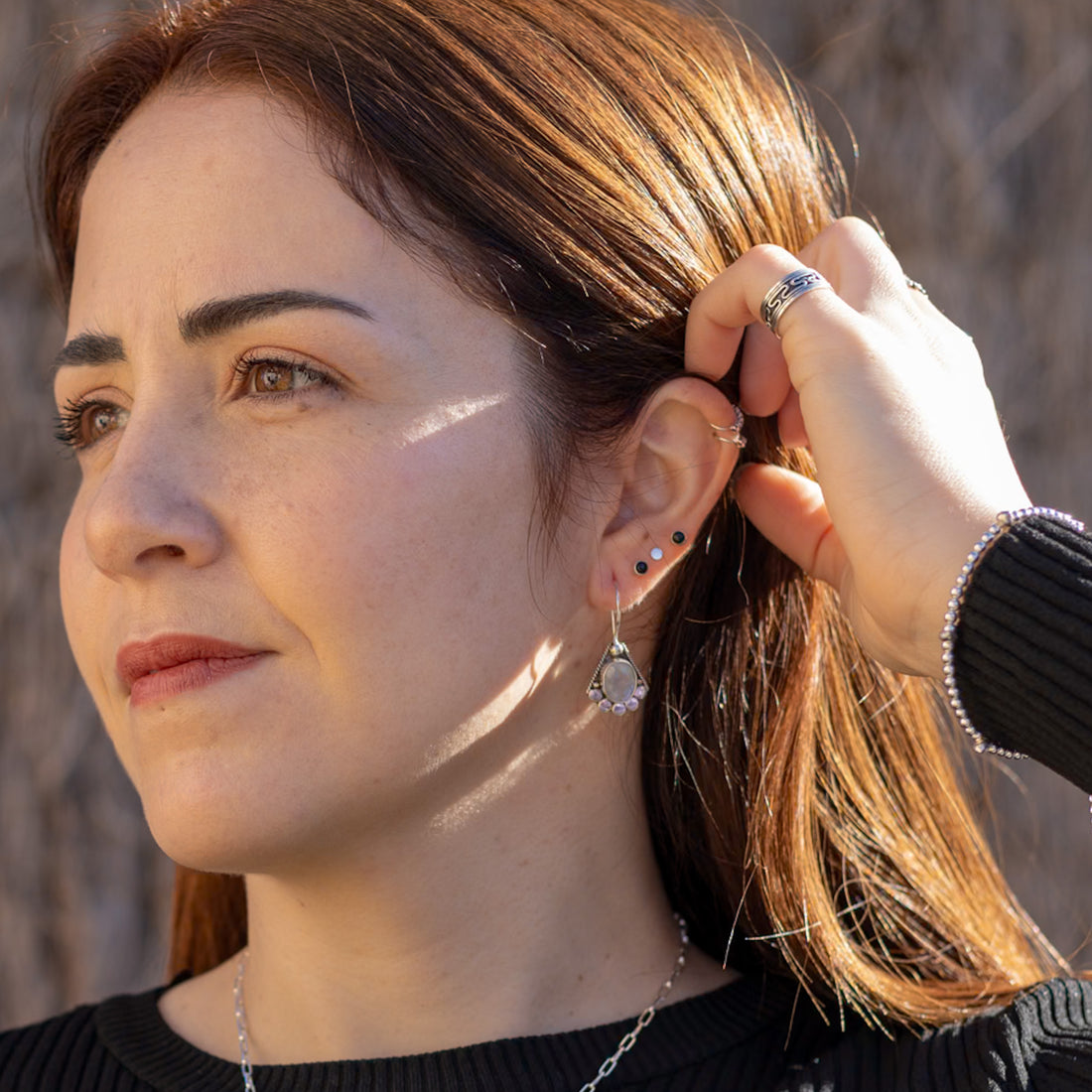 Pendientes Cannopus Ónix | Protección y Fuerza