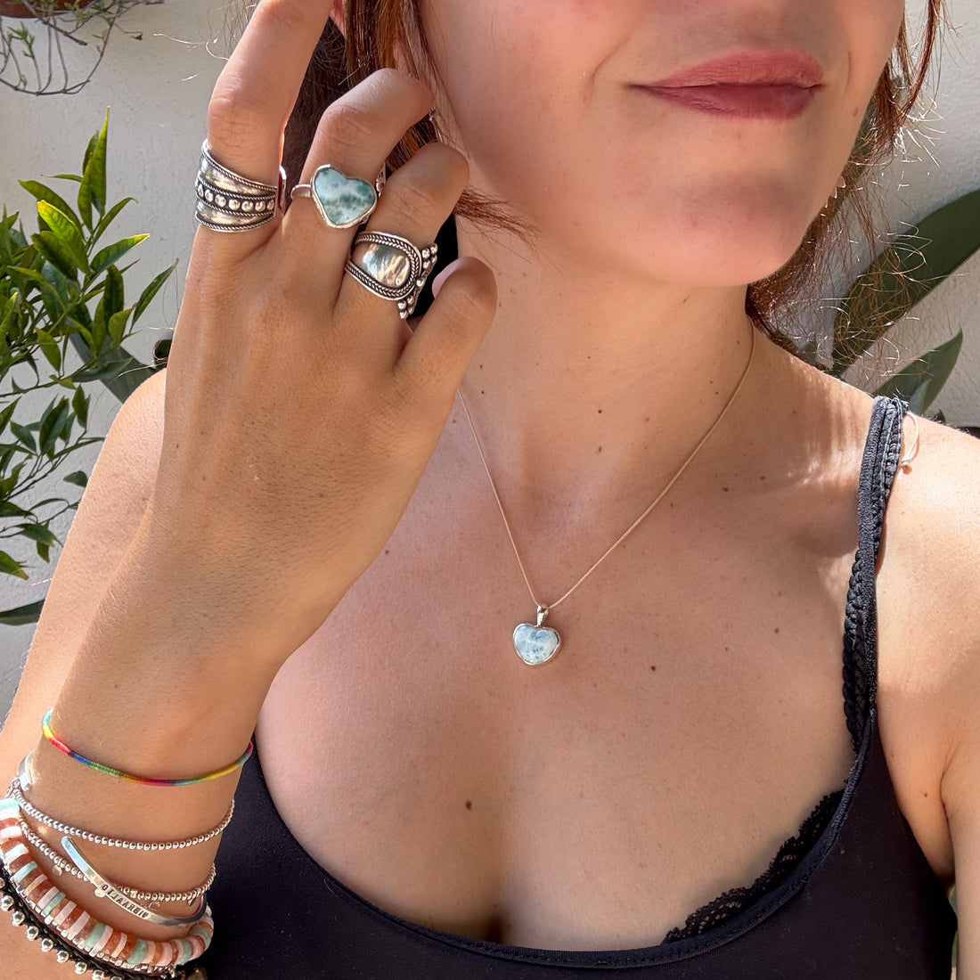 Collar Amara de Larimar | Calma, Comunicación, Espiritualidad