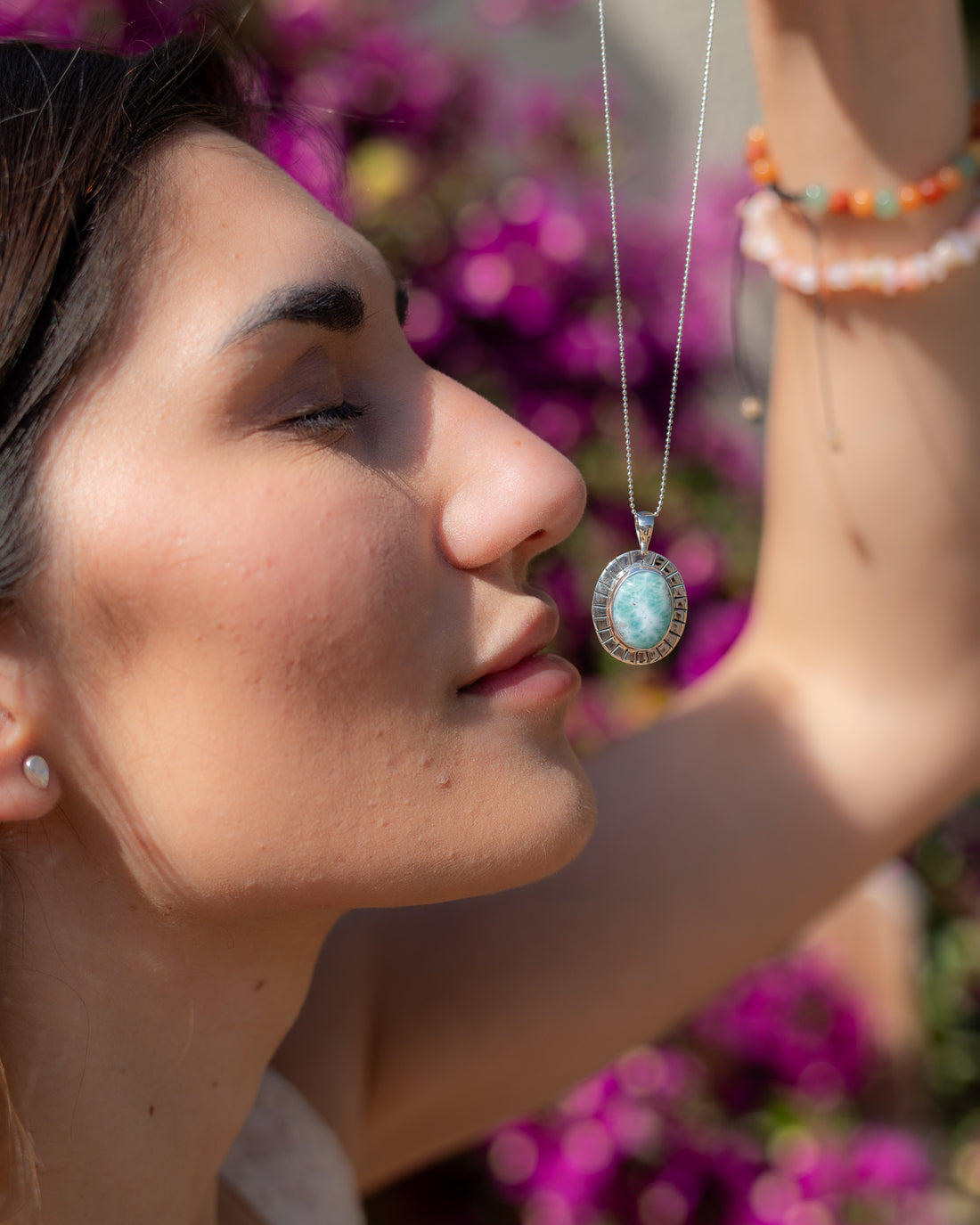 Collar Tiamat de Larimar | Calma, Conexión y Sanación Emocional