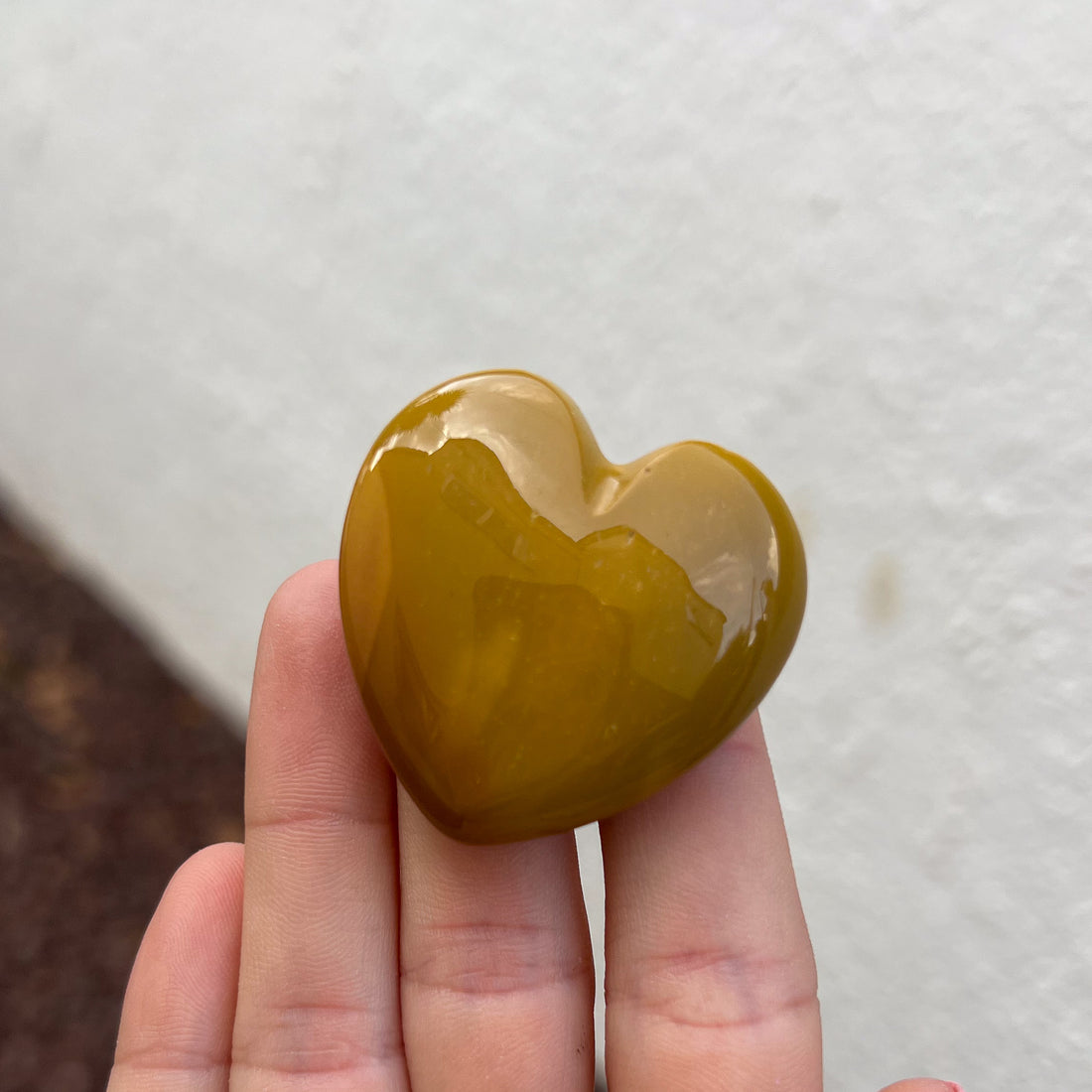 Corazón Jaspe Amarillo (50mm)