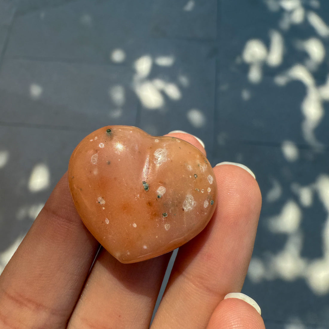 Corazón de Calcita naranja | Vitalidad, energía y confianza