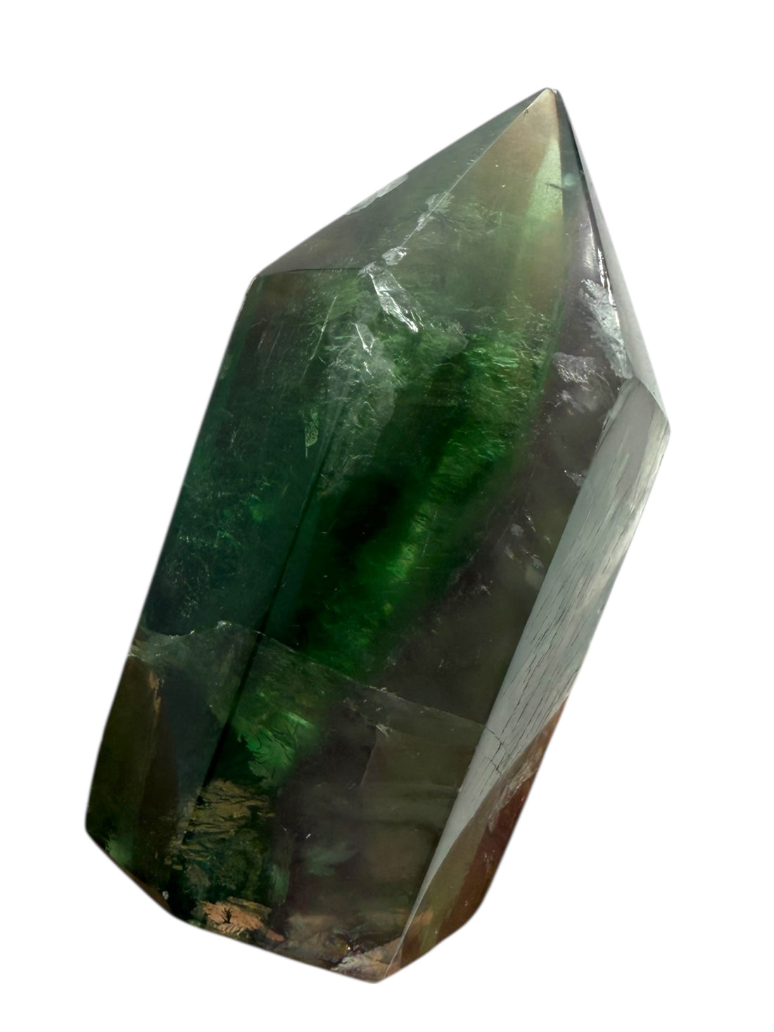 Torre en Punta de Fluorita Verde  | Claridad Mental, Limpieza Energética y Conexión