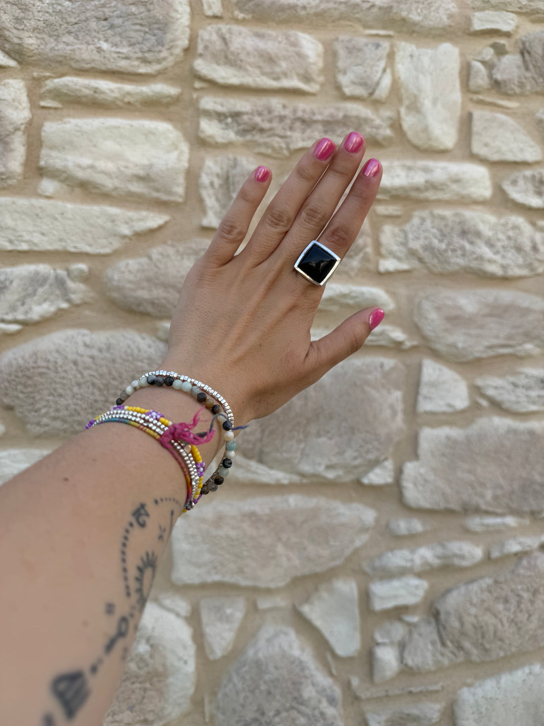 Anillo de Ónix en Plata de Ley 925 · Protección y Fuerza Interior