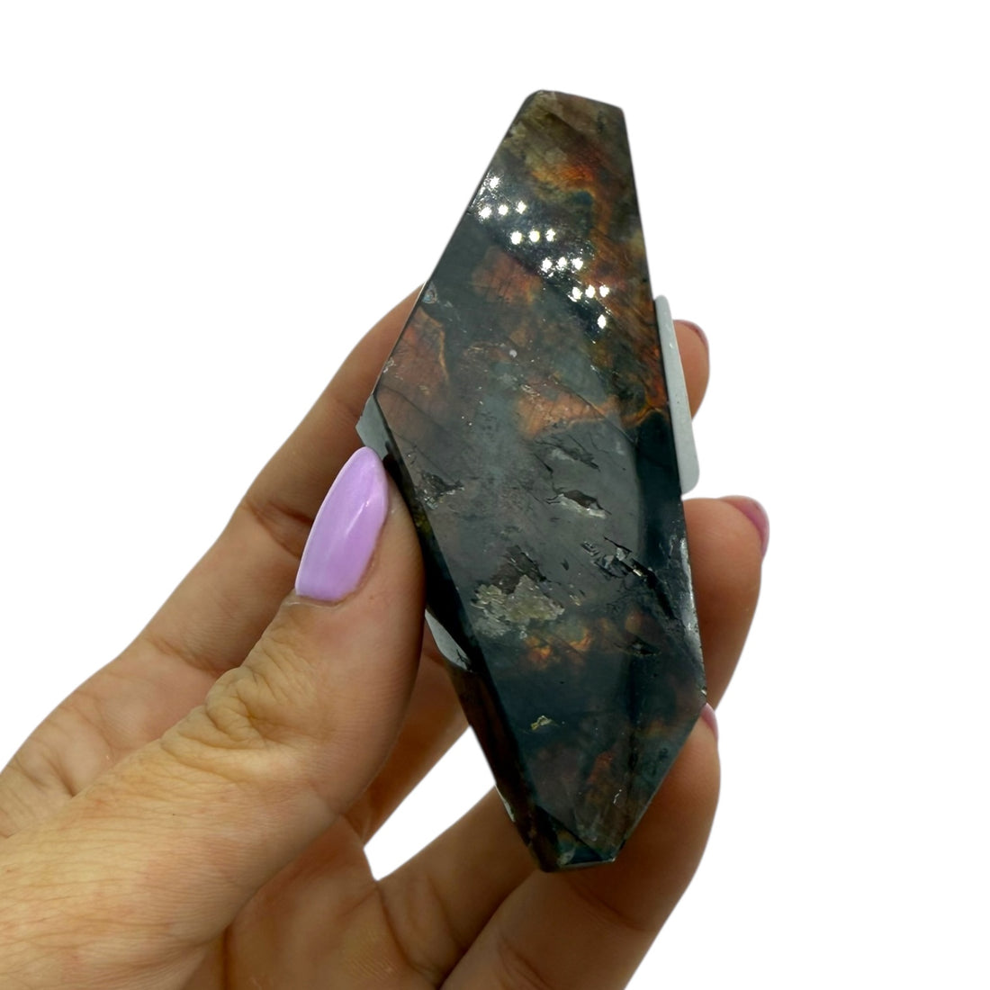 Freeform de Labradorita Púrpura | Protección Espiritual, Conexión y Transformación