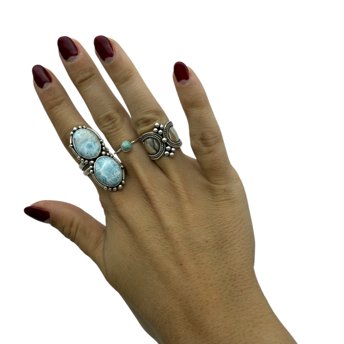 Anillo Turquesa Iraní| Protección, Conexión y Guía Interior