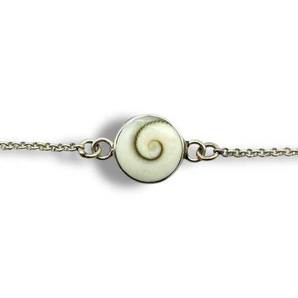 Pulsera Thetis | Ojo de Santa Lucía natural y plata de ley 925