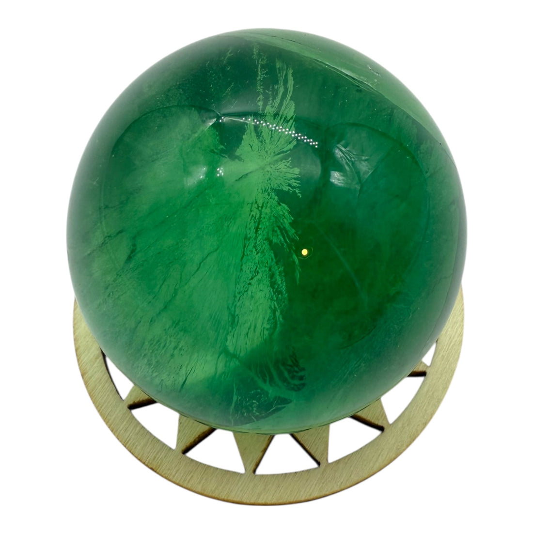 Esfera de Fluorita – Claridad, Armonía y Geometría Sagrada