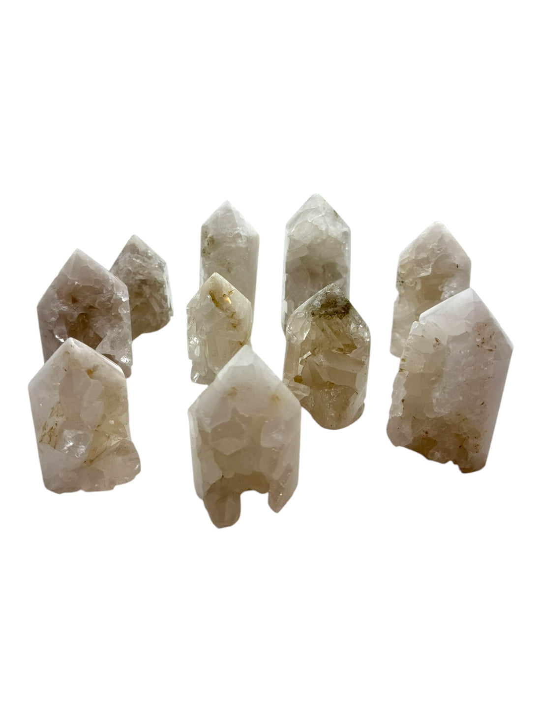Puntas Cuarzo Cristal en Cluster | Amplificación energética, Claridad y Conexión Espritual