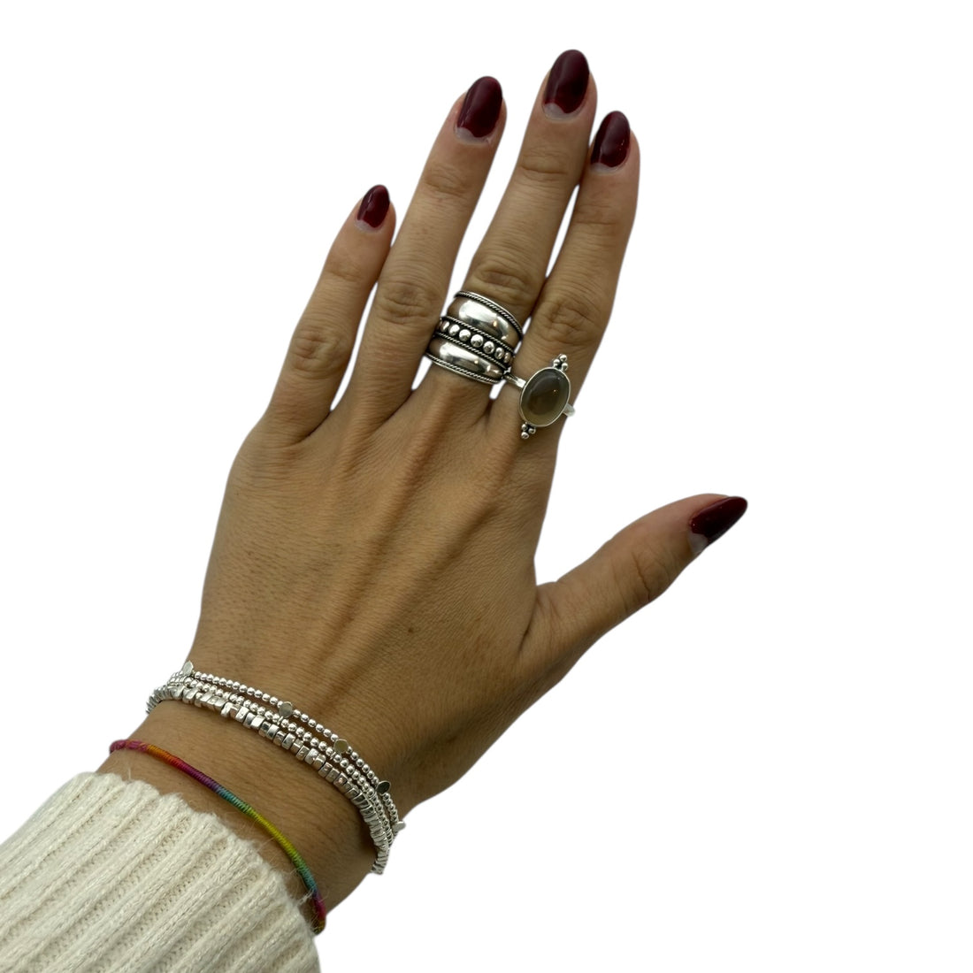 Anillo Cuarzo Ahumado| Enraizamiento, Protección y Transformación