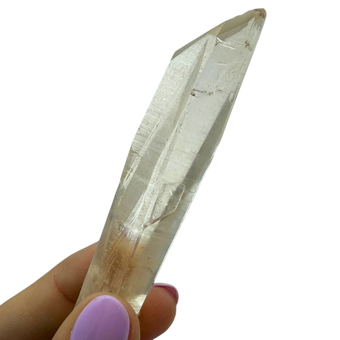 Punta en Bruto de Cuarzo Cristal Lemuriano | Canalización, Conexión Ancestral y Amplificación Energética