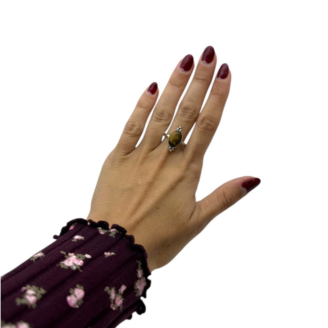 Anillo Ojo de tigre| Protección, Fuerza y Enfoque