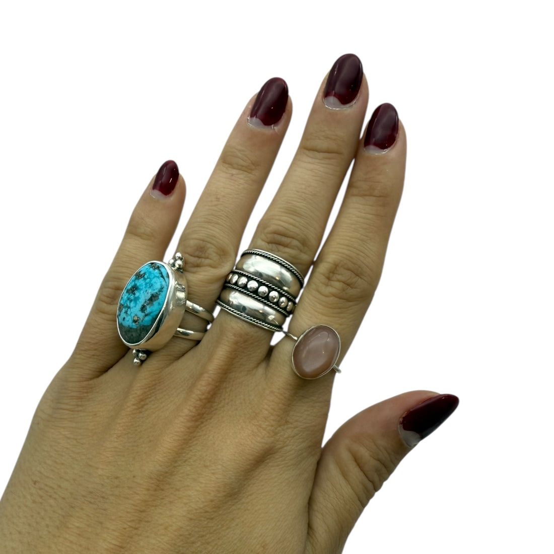 Anillo Piedra Luna Melocotón|Equilibrio Emocional, Intuición y Conexión Femenina