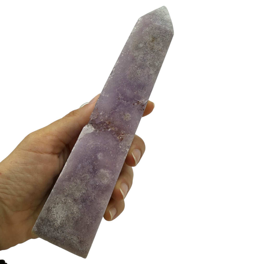 Torre de Amatista Rosa – Amor, Calma y Elevación Espiritual